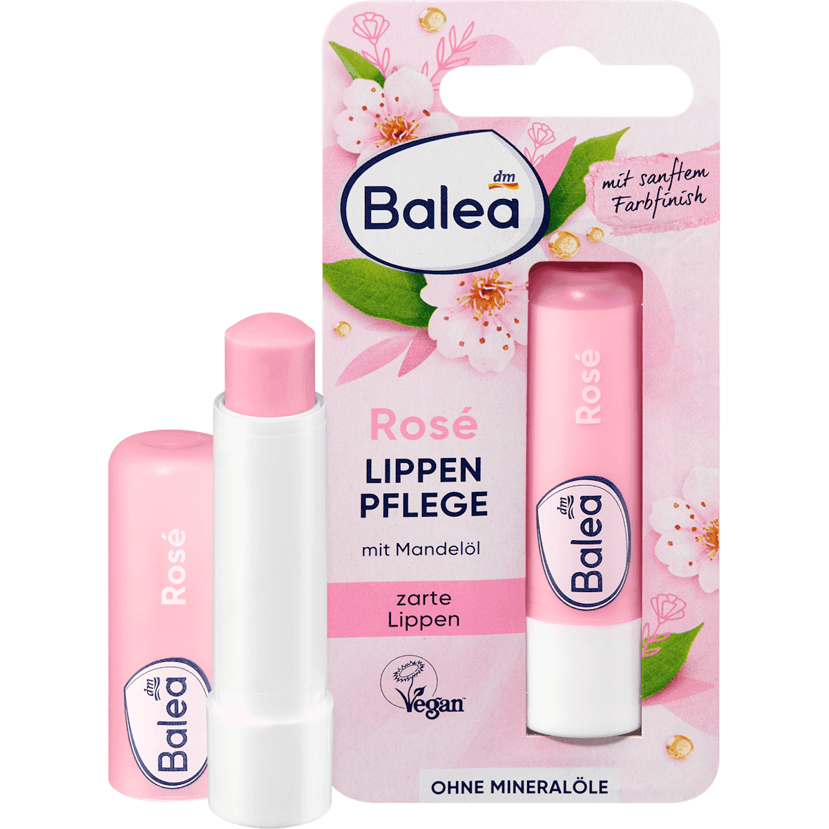 Balea Soin des lèvres rosé, 4,8 g — produit allemand authentique au Maroc