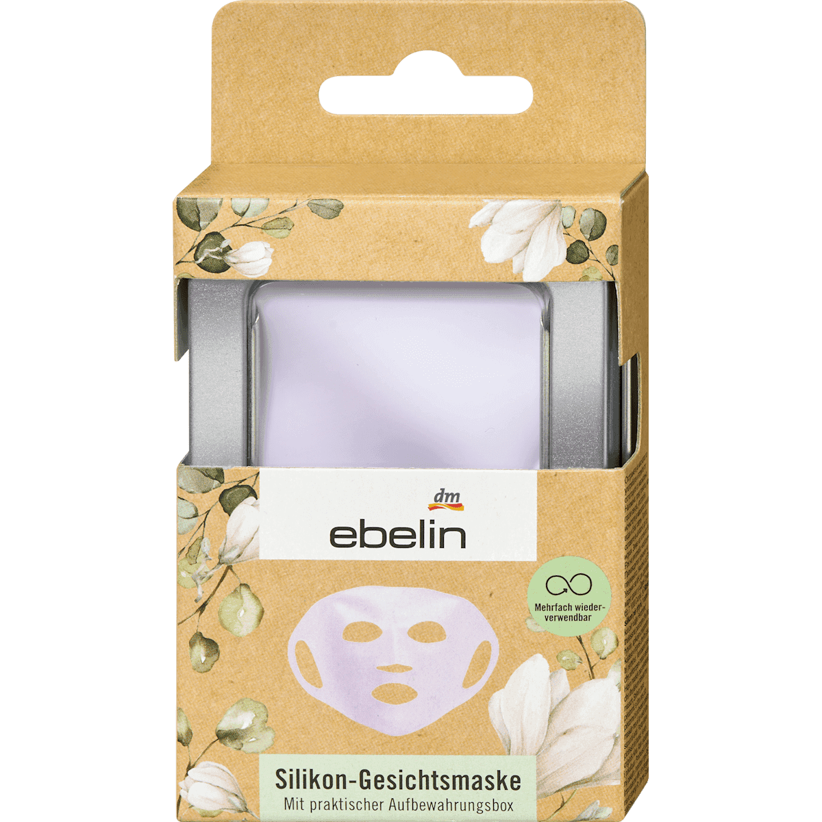 ebelin Masque visage silicone réutilisable, 1 pc — منتج ألماني أصلي في المغرب