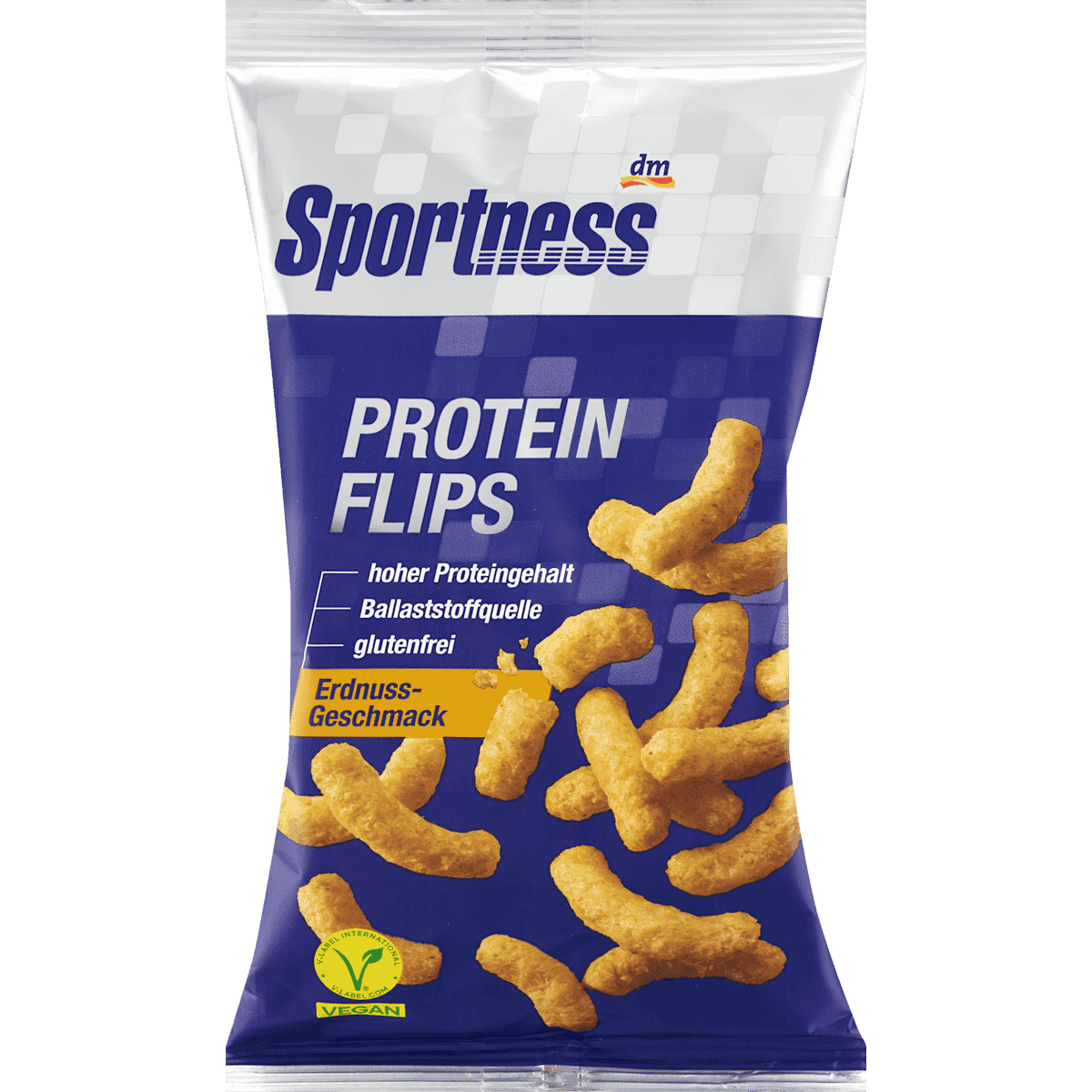 Sportness Protein Flips goût cacahuète 50 g — produit allemand authentique au Maroc