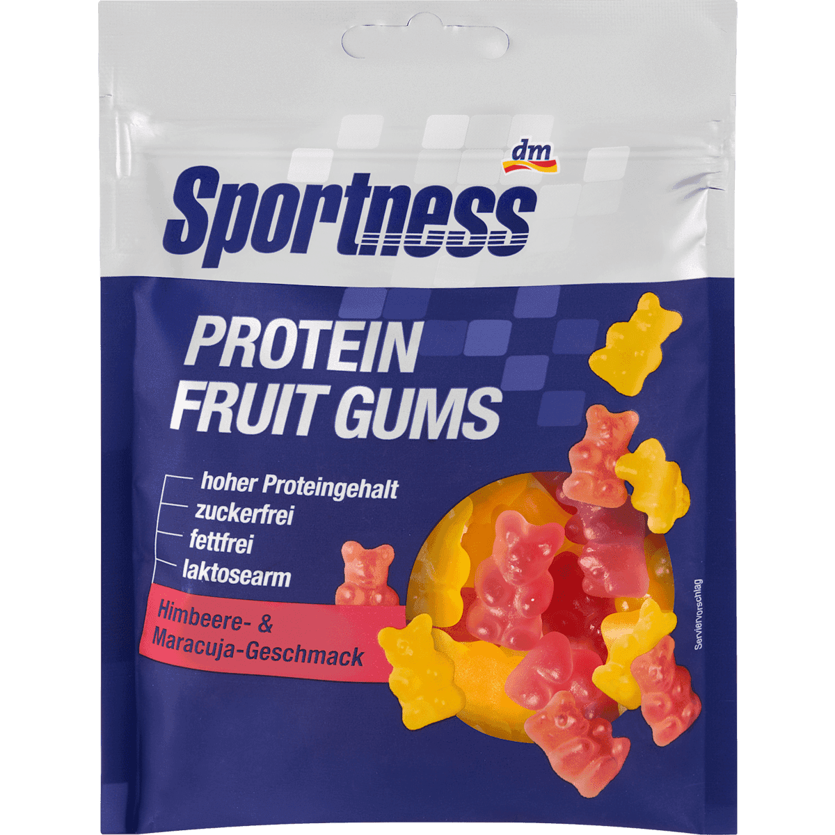 Sportness Erasers with fruits protein 90 g — authentic German product in Morocco