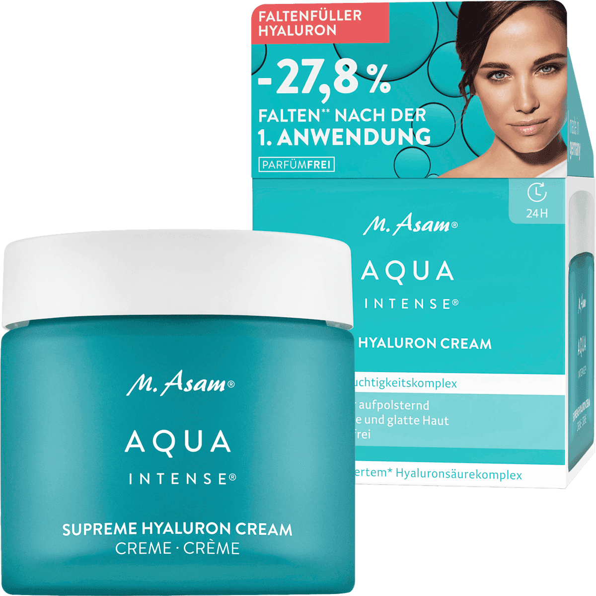 M. Asam crème visage Acide hyaluronique Aqua Intense, 50 ml — منتج ألماني أصلي في المغرب