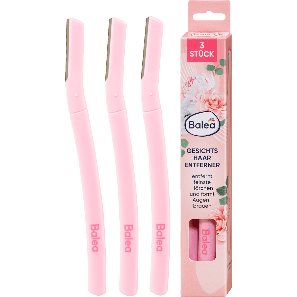 Balea Épilateur visage 3 pièces — produit allemand authentique au Maroc