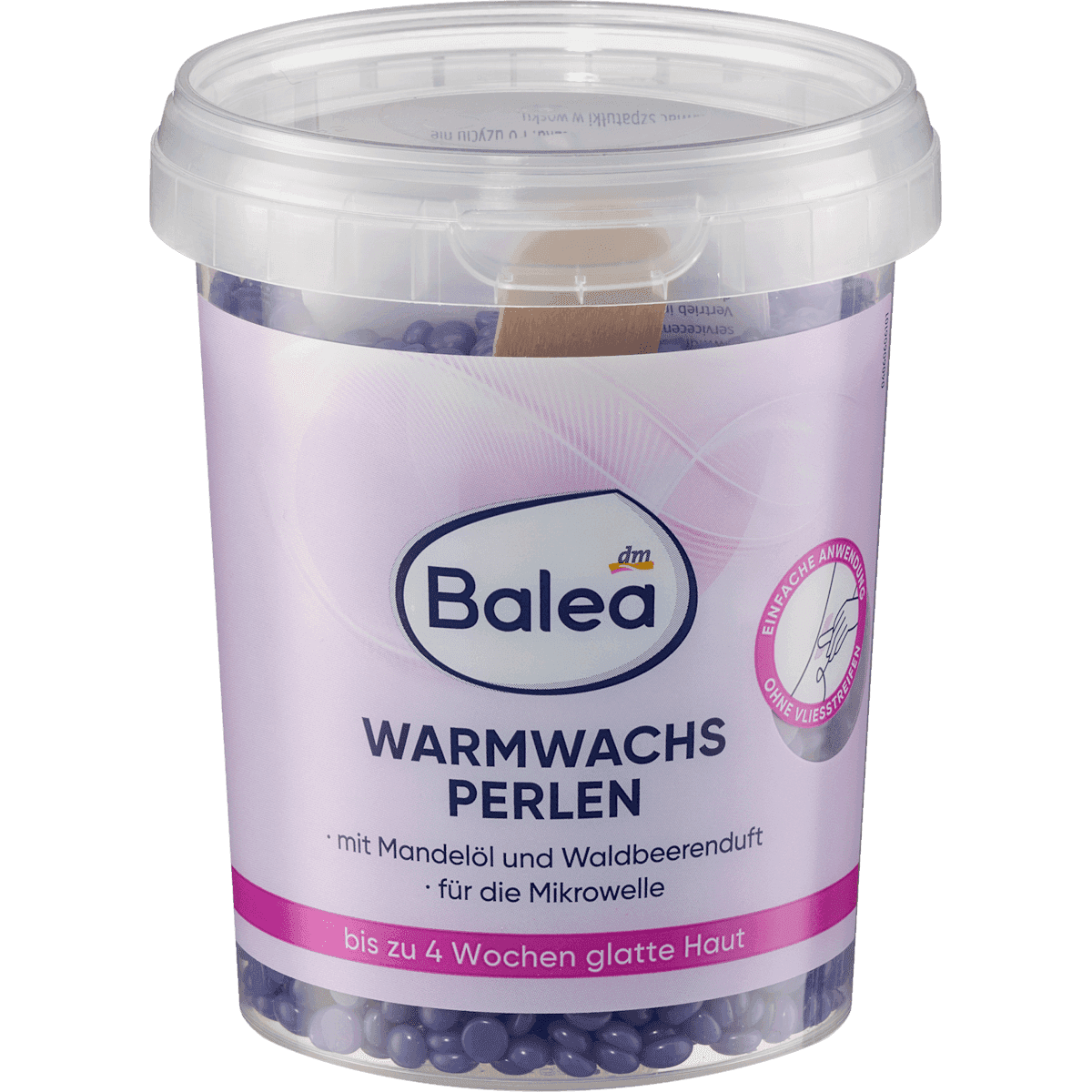 Balea Perles de cire chaude huile d'amande & baies des bois 250 g — produit allemand authentique au Maroc