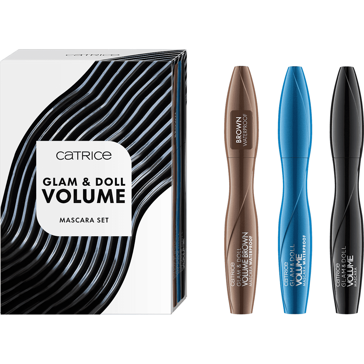 Catrice gift set Mascara Glam & Doll Volume 3 pcs, 1 pc — authentic German product in Morocco