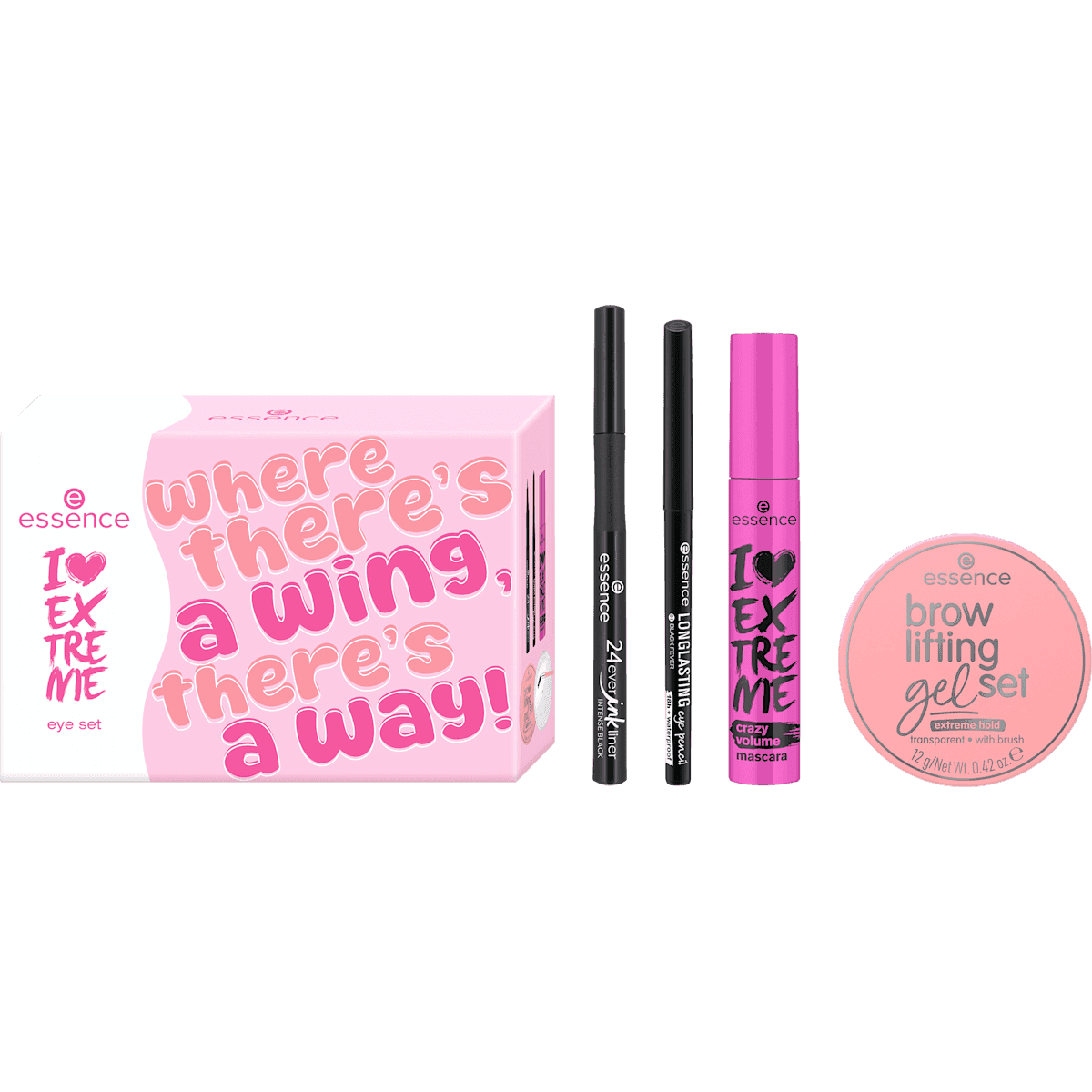 essence Coffret I Love Extreme Eye 4 pièces — produit allemand authentique au Maroc