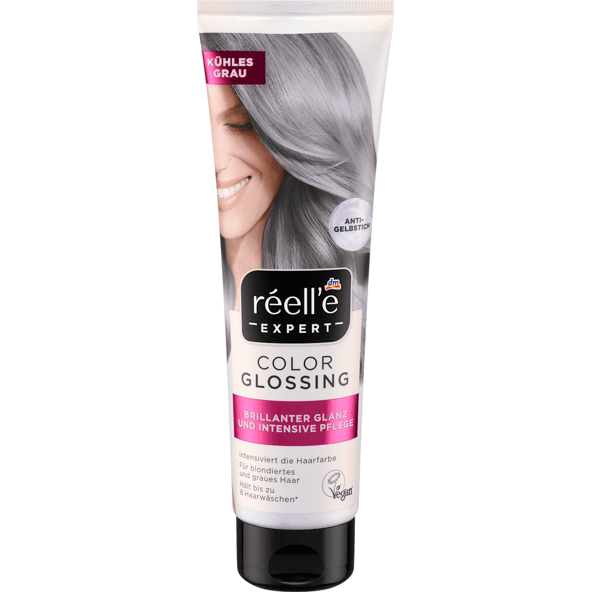 réell‘e EXPERT Soin glossing couleur Gris froid, 150 ml — produit allemand authentique au Maroc