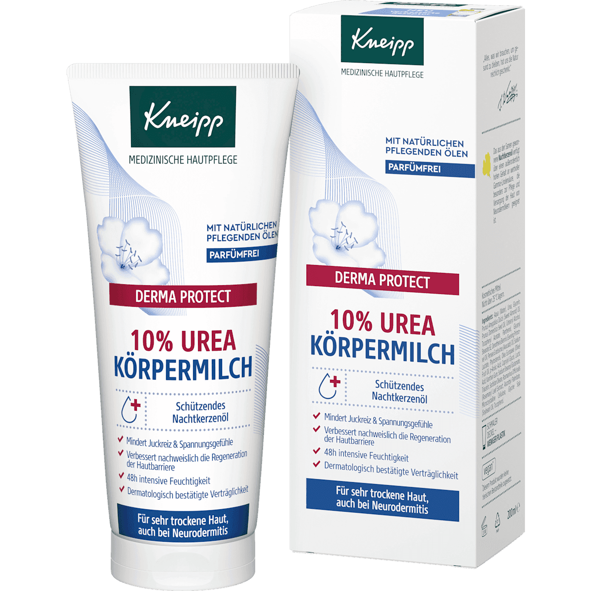 Kneipp Lait corporel Derma Protect Nachtkerze, 200 ml — produit allemand authentique au Maroc