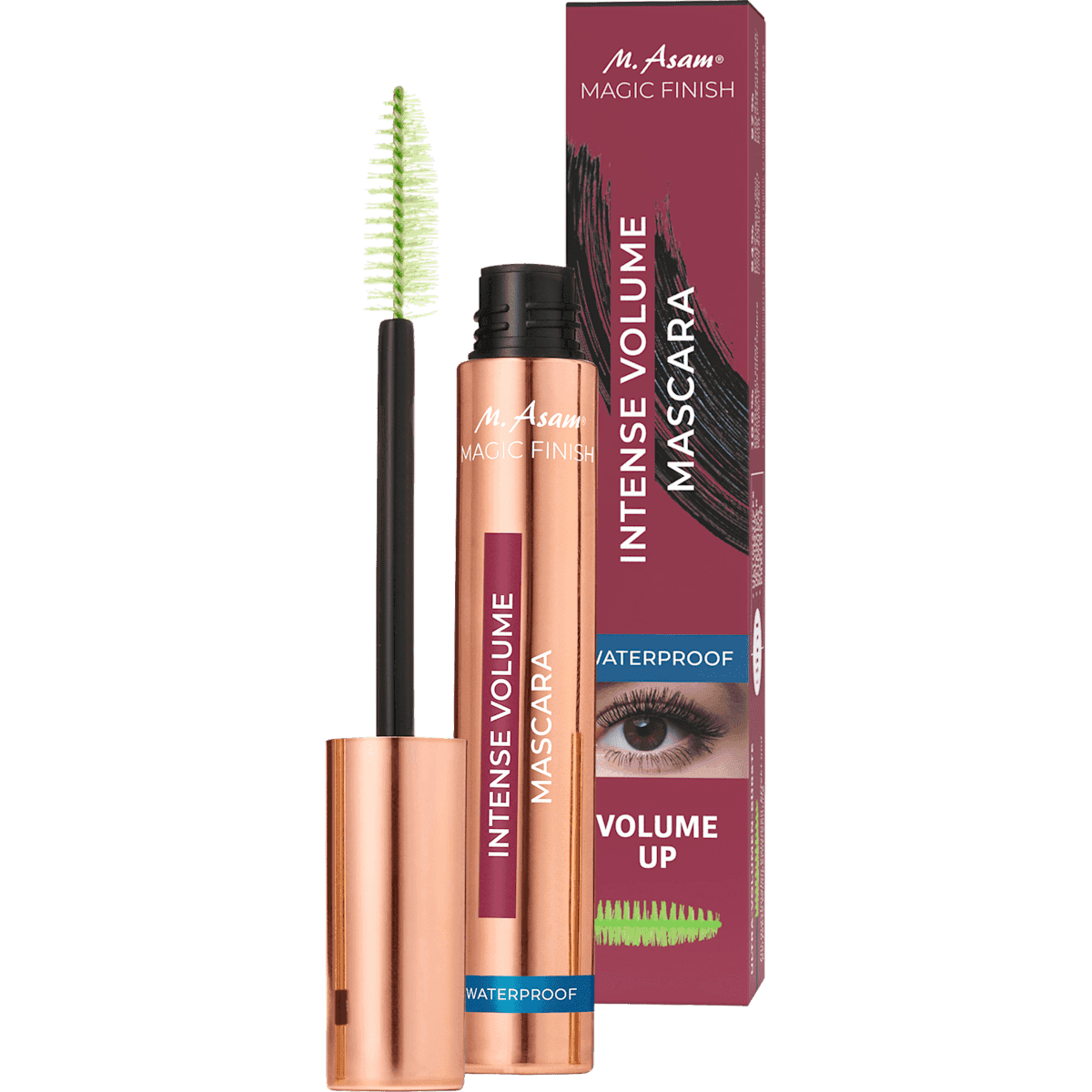 M. Asam Mascara Intense Volume Waterproof Deep Black, 10 ml — authentic German product in Morocco