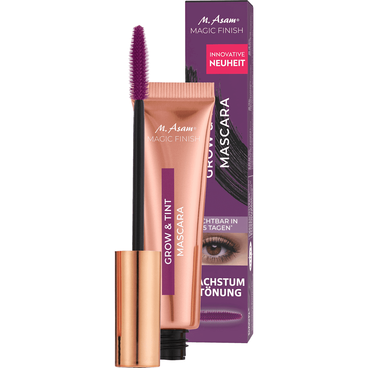 M. Asam Mascara Grow & Tint Deep Black, 12 ml — authentic German product in Morocco