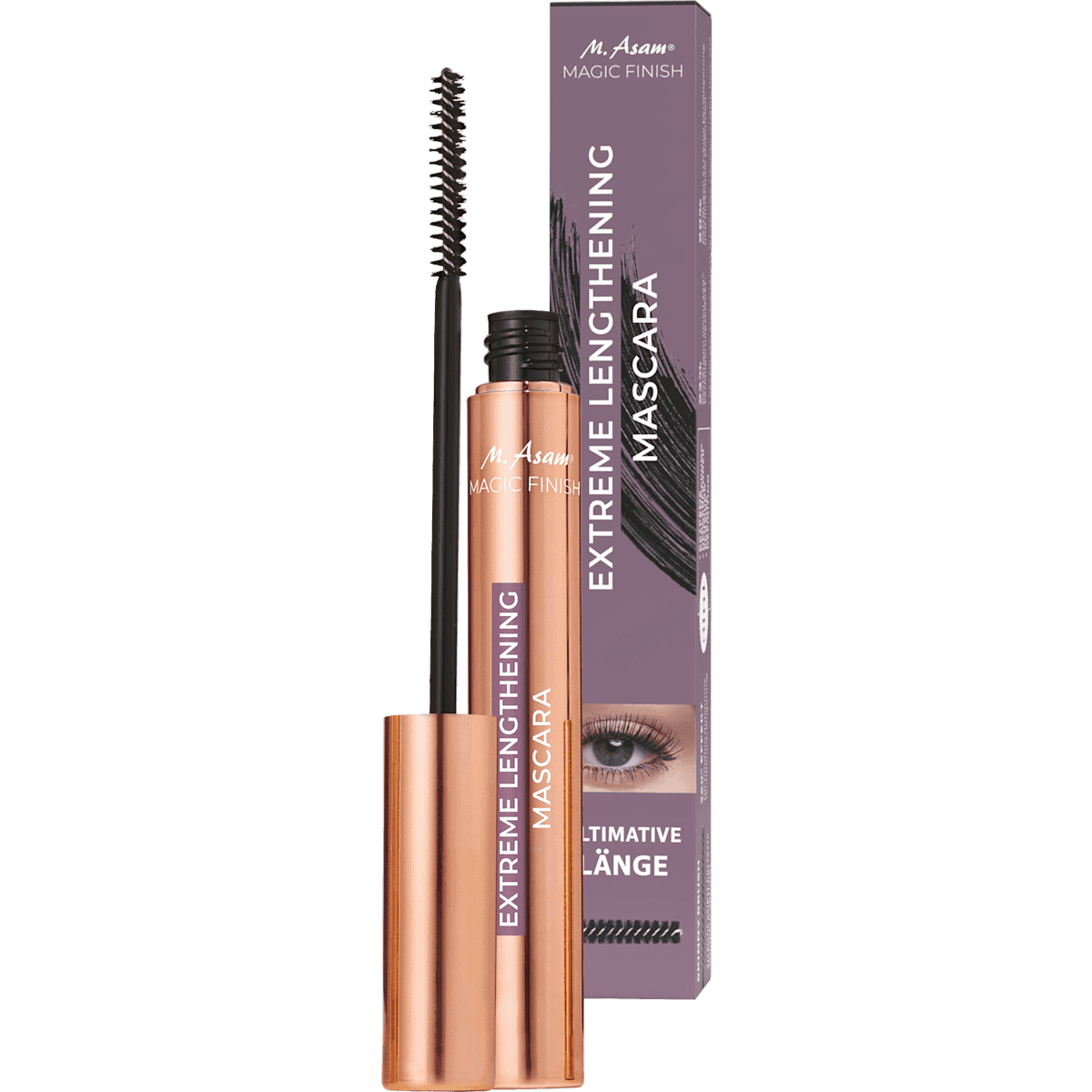 M. Asam Mascara Extreme Lengthening Deep Black, 7 ml — authentic German product in Morocco