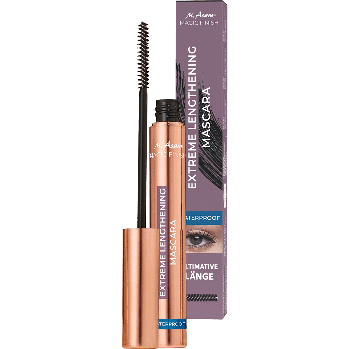 M. Asam Mascara Extreme Lengthening Waterproof Deep Black, 7 ml — authentic German product in Morocco