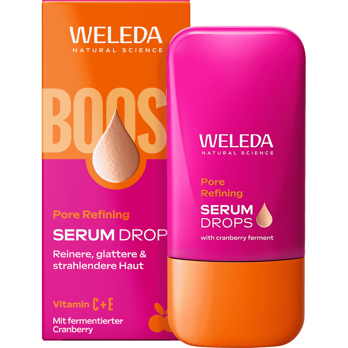 Weleda Sérum visage Drops Pore Refining, 30 ml — produit allemand authentique au Maroc