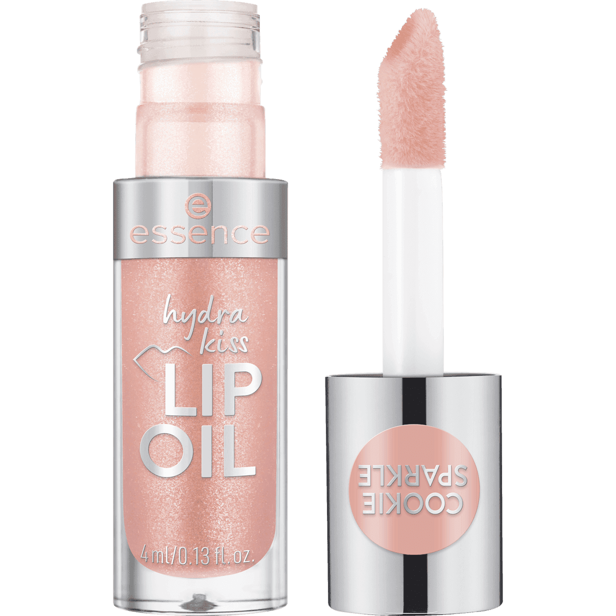 essence Huile à lèvres Hydra Kiss 09 Cookie Sparkle, 4 ml — produit allemand authentique au Maroc