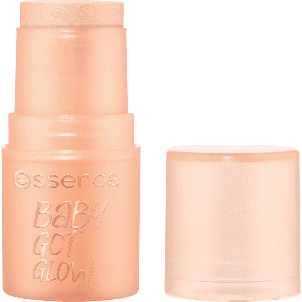 essence Highlighter Baby Got Glow Stick 10 Golden Aura, 5,5 g — produit allemand authentique au Maroc