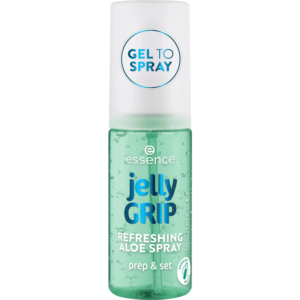 essence Spray fixateur Jelly Grip Refreshing Aloe Spray, 50 ml — produit allemand authentique au Maroc