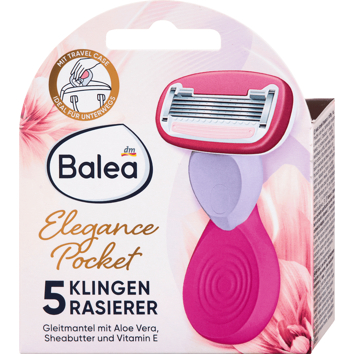 Balea Rasierer Elegance Pocket, format voyage, 1 pièce — منتج ألماني أصلي في المغرب