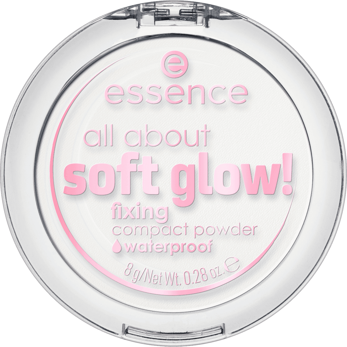 essence Poudre compacte All About Soft Glow! Fixing Waterproof, 8 g — منتج ألماني أصلي في المغرب