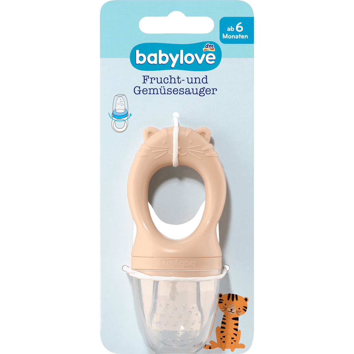 babylove Grignoteuse fruits et légumes beige, 1 pièce — produit allemand authentique au Maroc
