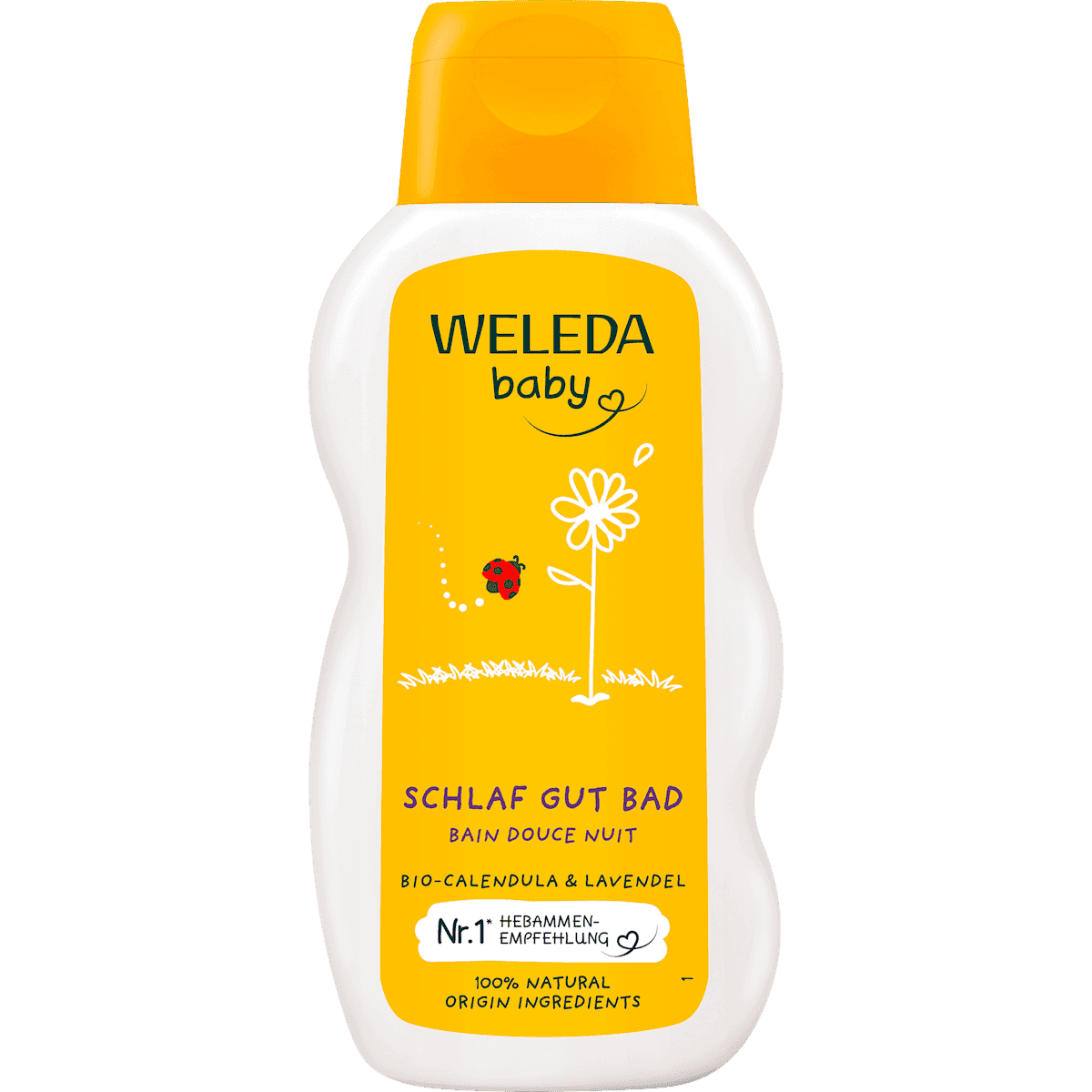 Weleda Babybad Sleep gut Calendula, 200 ml — authentic German product in Morocco
