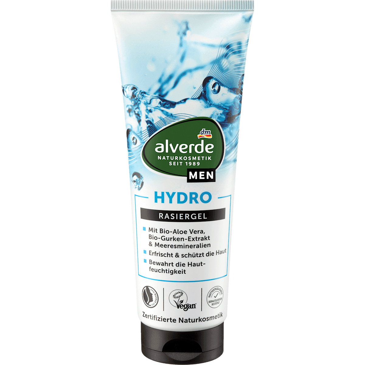 alverde MEN gel de rasage Hydro 125 ml — منتج ألماني أصلي في المغرب