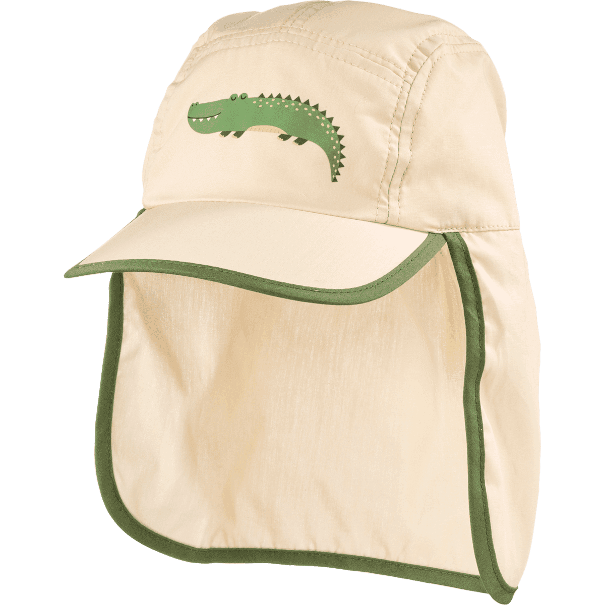 ALANA Casquette bébé à protège-nuque motif crocodile, beige, taille 54/55 — منتج ألماني أصلي في المغرب
