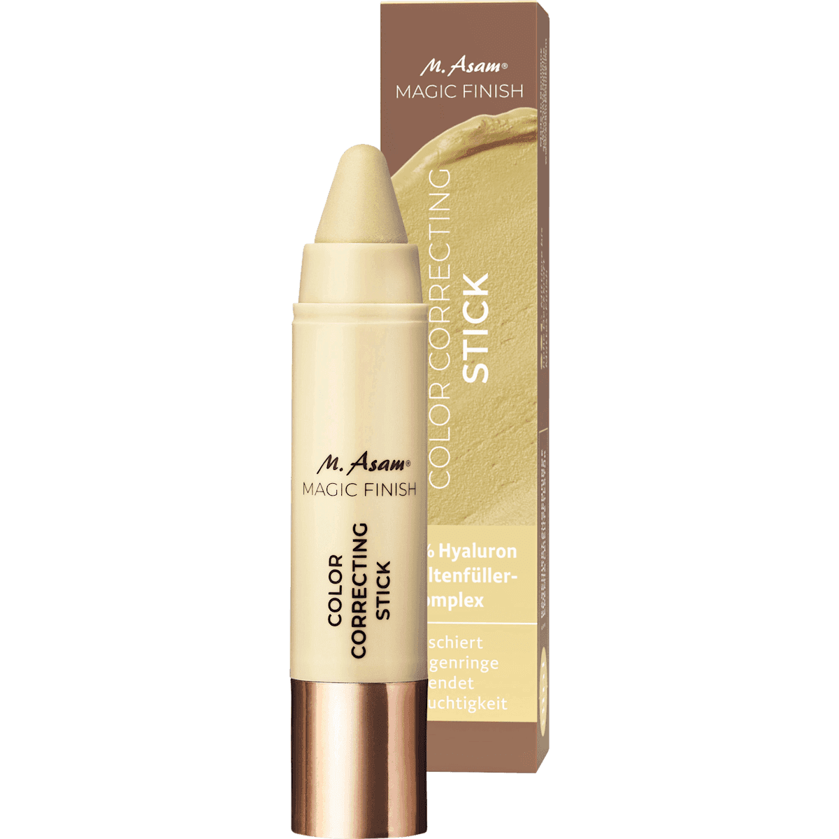 M. Asam Concealer Color Correcting Stick Yellow, 2 g — produit allemand authentique au Maroc