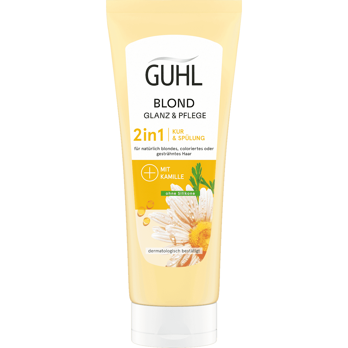 GUHL Masque & Après-shampooing 2en1 Blond Éclat & Soin, 200 ml — منتج ألماني أصلي في المغرب