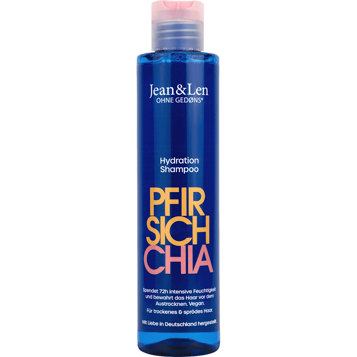 Jean&Len Shampooing Hydration pêche Chia, 300 ml — منتج ألماني أصلي في المغرب