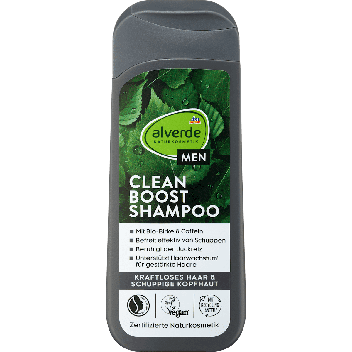 alverde MEN Shampooing Clean Boost 200 ml — منتج ألماني أصلي في المغرب