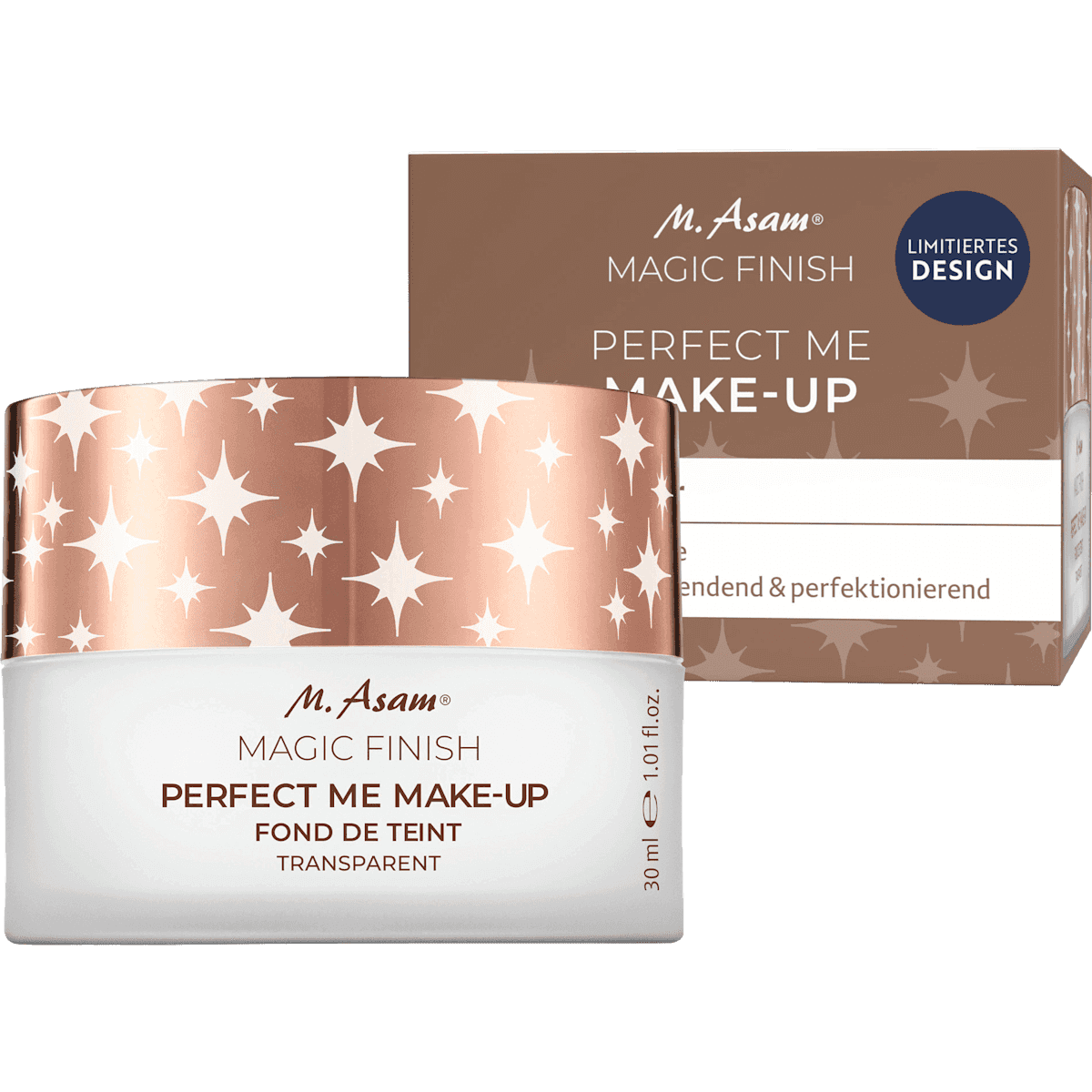 M. Asam Foundation Sparkling Stars Edition Make-Up Perfect Me, 30 ml — منتج ألماني أصلي في المغرب