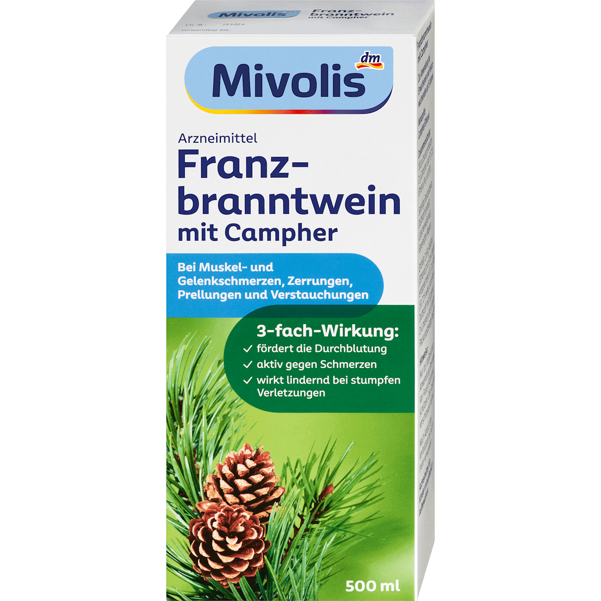 Mivolis Franzbranntwein 500 ml — produit allemand authentique au Maroc