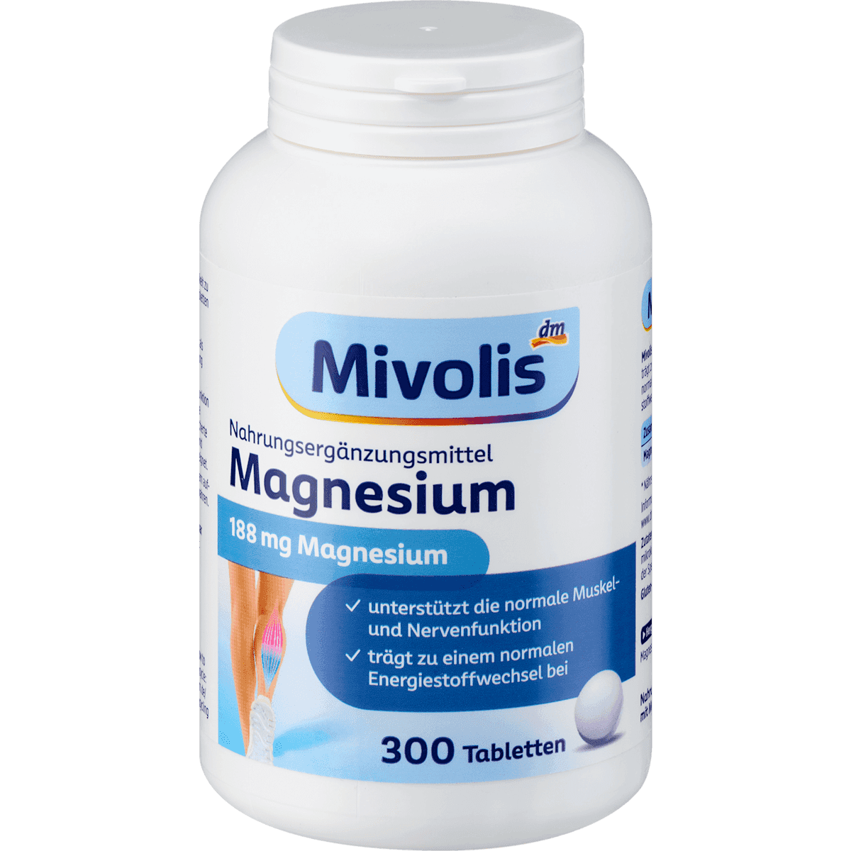 Mivolis Magnésium comprimés 300 pc 210 g — منتج ألماني أصلي في المغرب