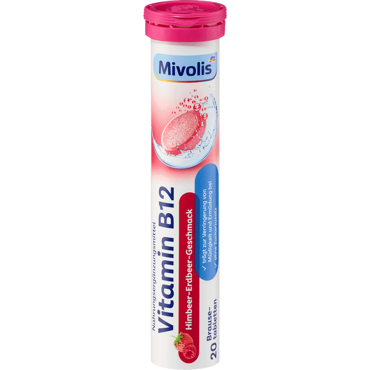 Mivolis Vitamine B12 comprimés effervescents 20 pièces, 82 g — منتج ألماني أصلي في المغرب