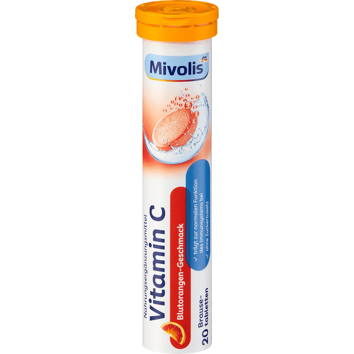 Mivolis Vitamine C comprimés effervescents, 20 pièces, 82 g — منتج ألماني أصلي في المغرب