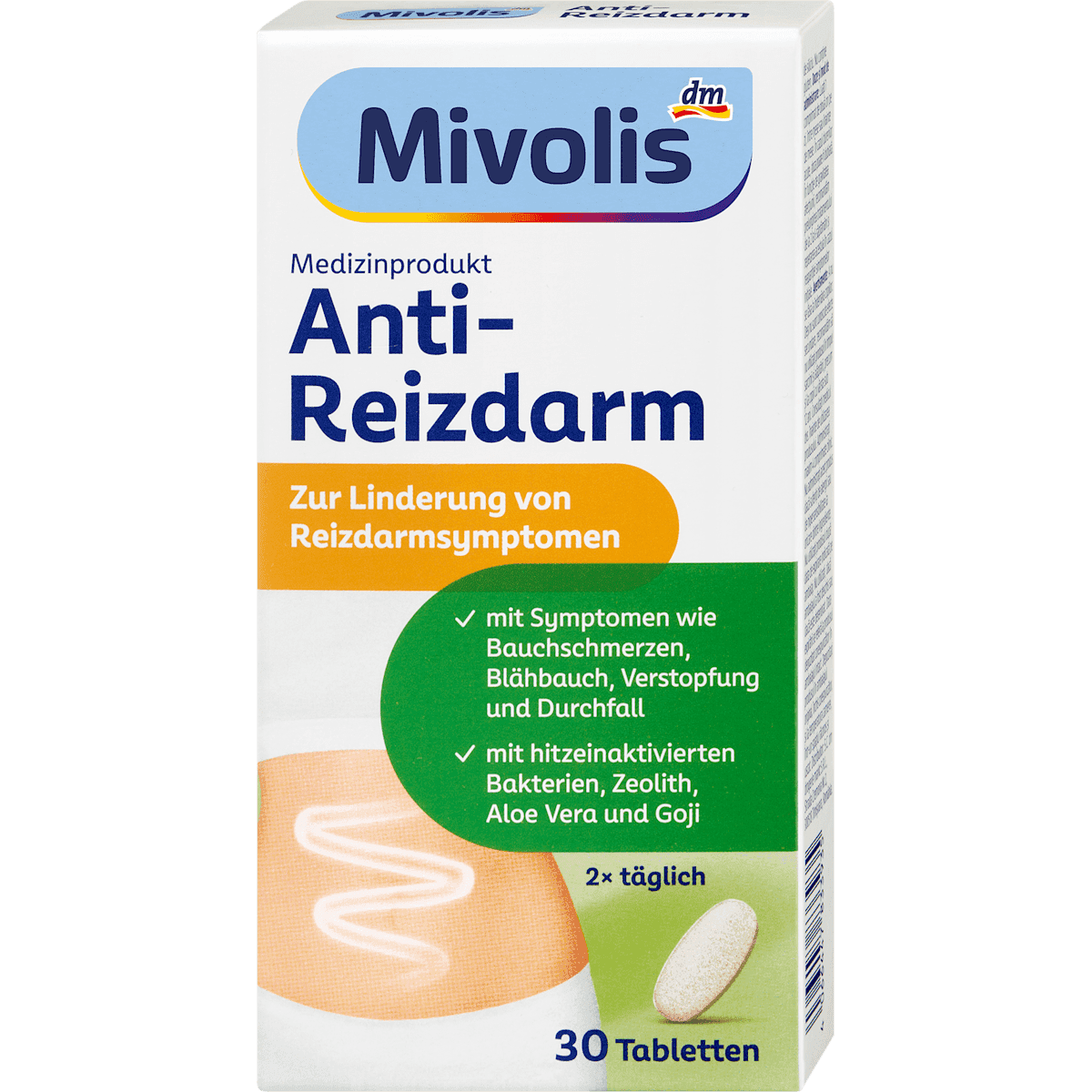 Mivolis Comprimés anti-côlon irritable 30 pièces — produit allemand authentique au Maroc