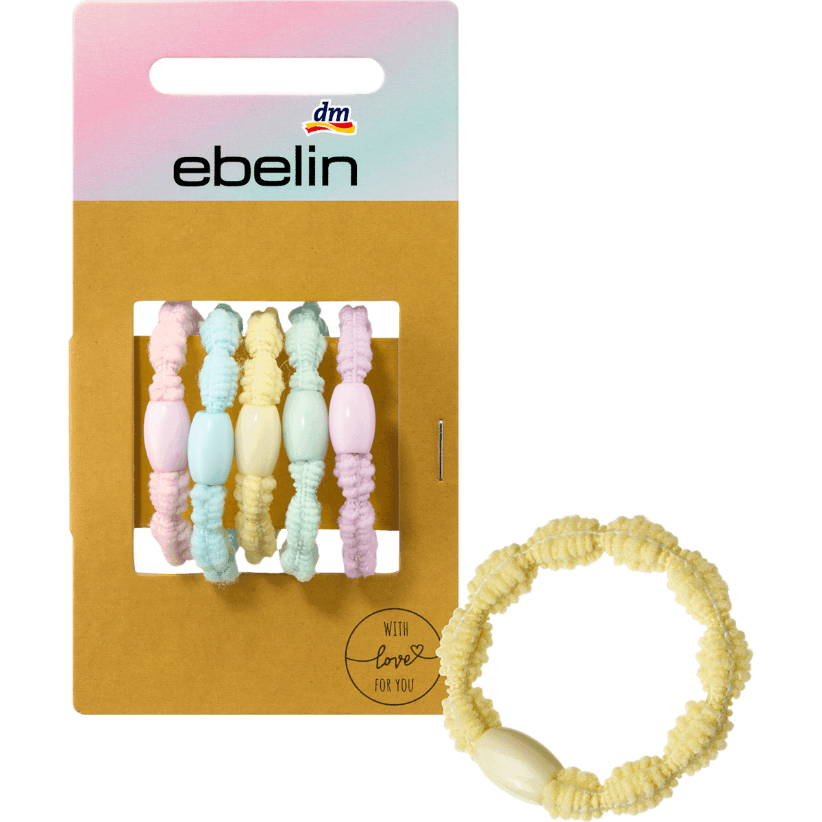 ebelin hair ties Bubbles 5 pcs — authentic German product in Morocco