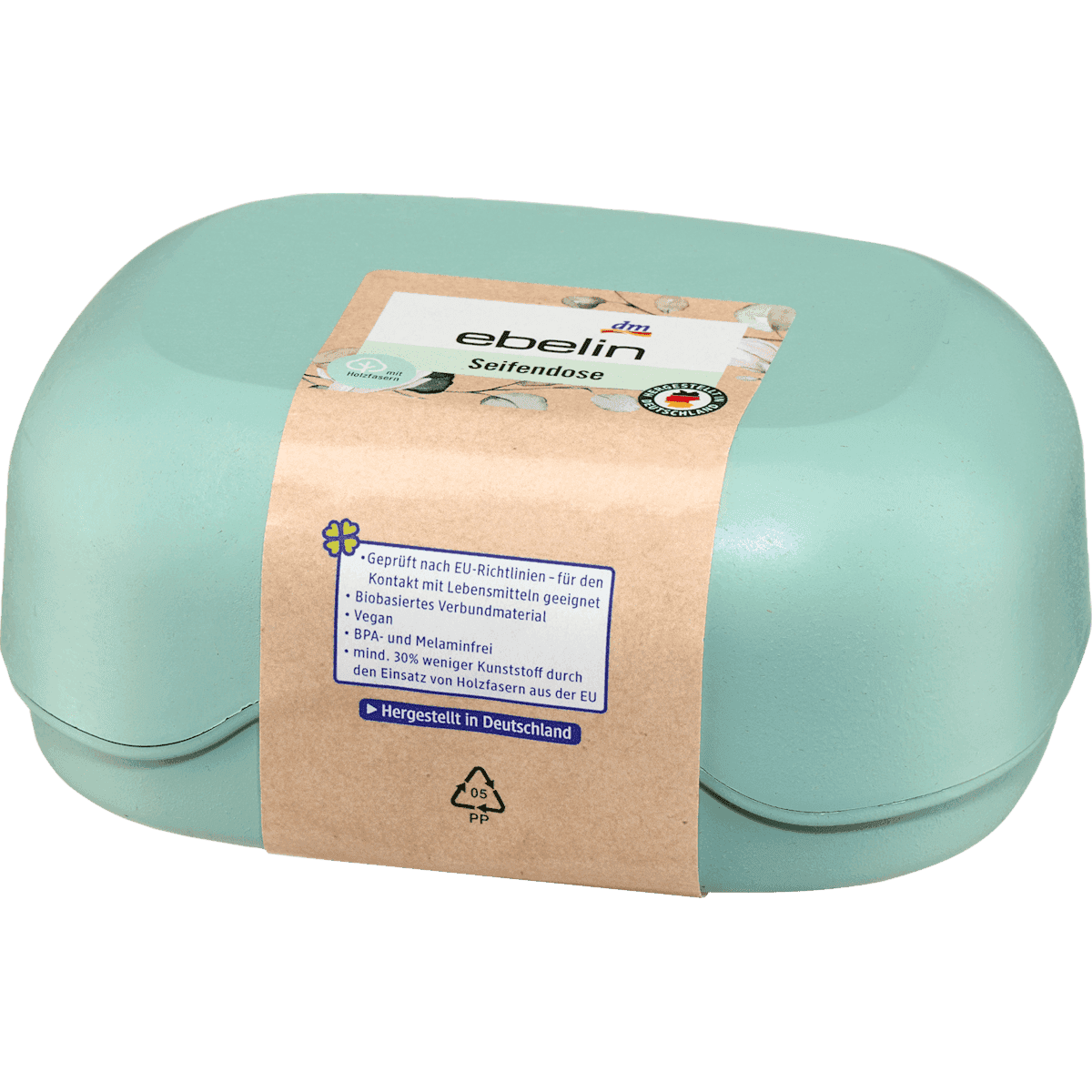 ebelin Boîte à savon verte 200 ml 1 pc — produit allemand authentique au Maroc