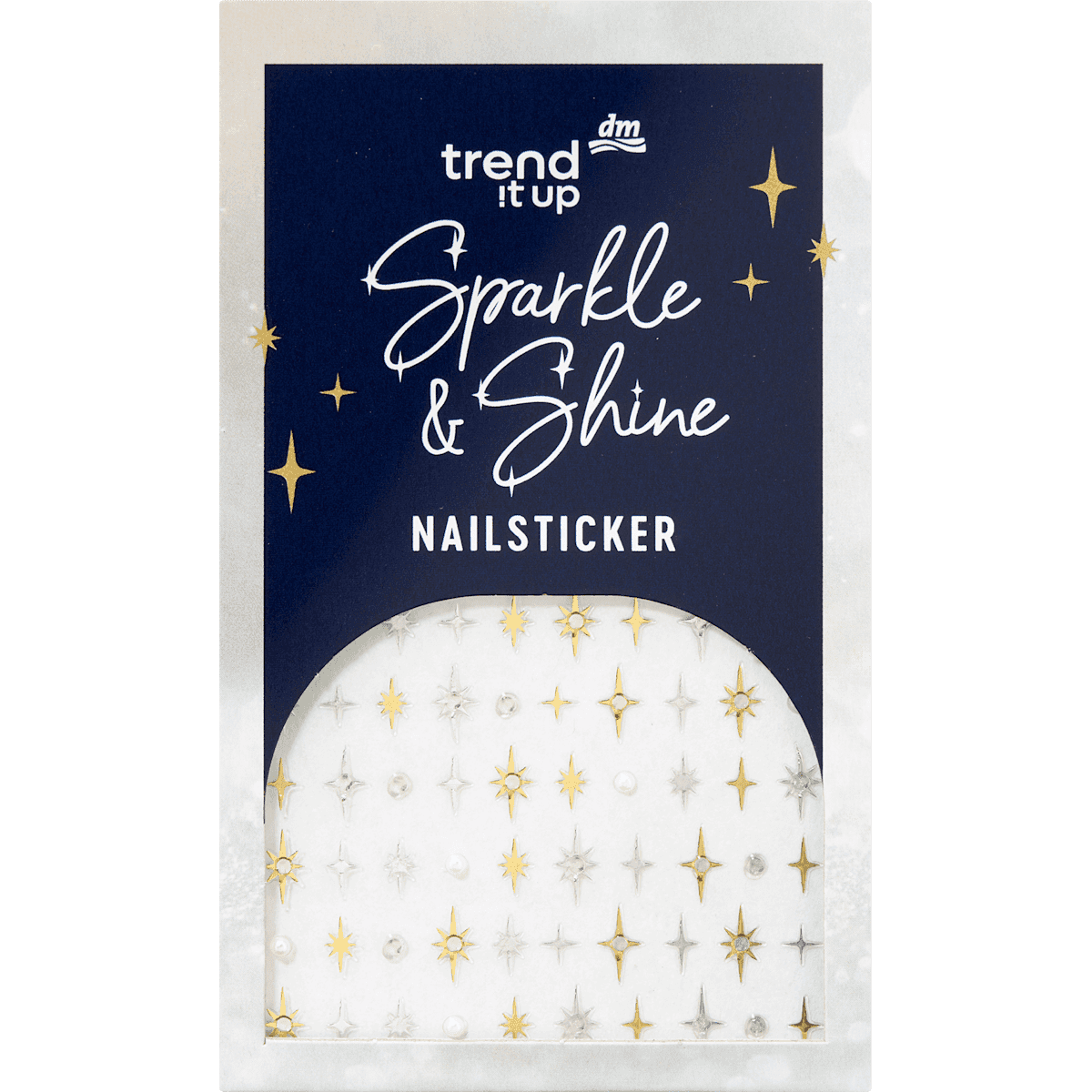 trend !t up stickers ongles Sparkle & Shine, 70 pièces — produit allemand authentique au Maroc