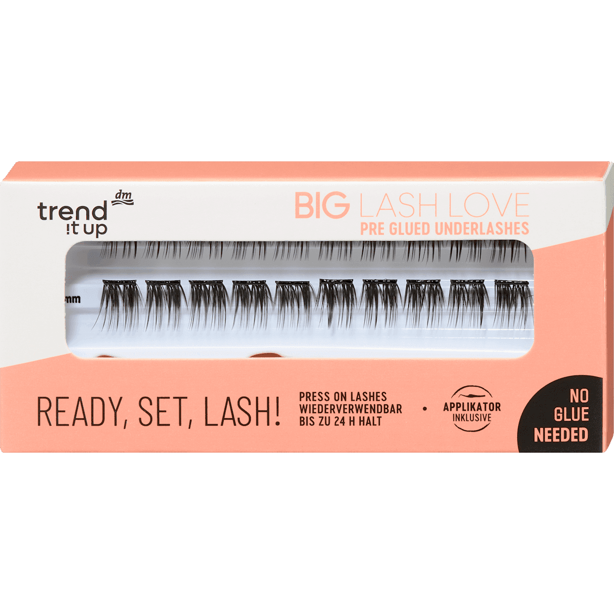 trend !t up Faux cils Big Lash Love Ready, Set, Lash! 20 pièces — produit allemand authentique au Maroc