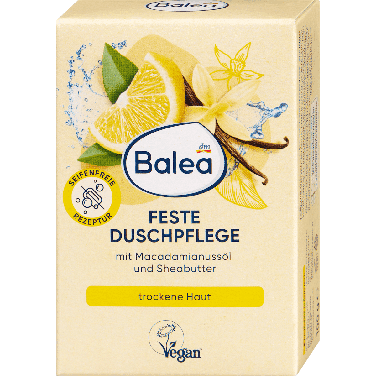 Balea Gel douche solide vanille & citron, 100 g — منتج ألماني أصلي في المغرب