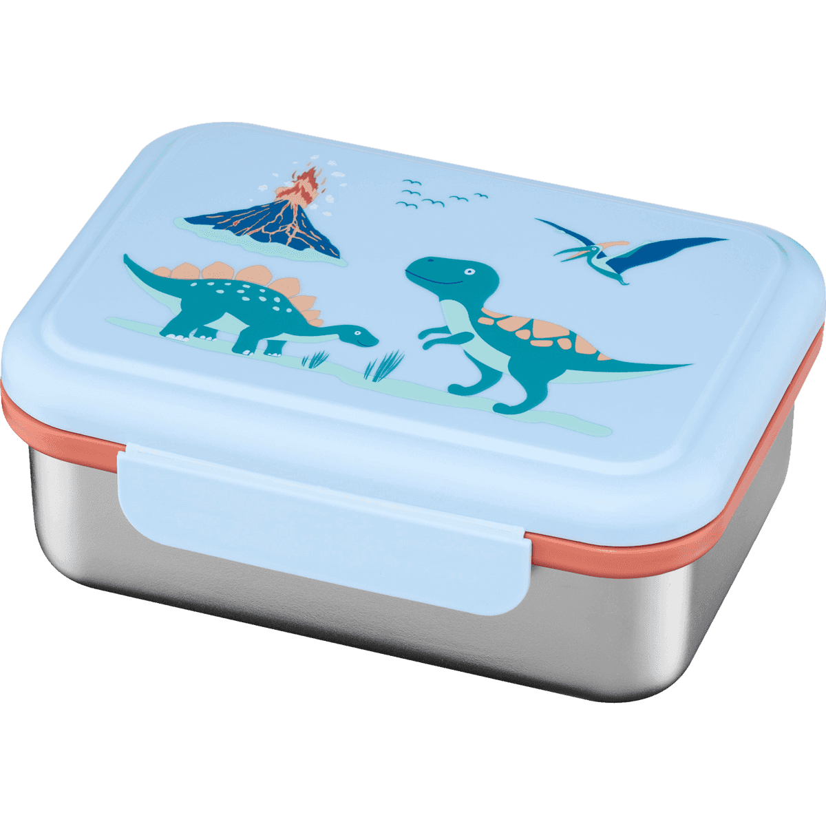 babylove Boîte à goûter inox bleu/rouge, 1 pièce — produit allemand authentique au Maroc