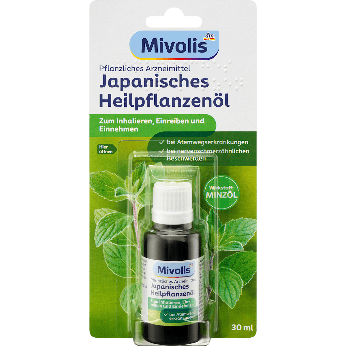 Mivolis Huile médicinale japonaise 30 ml — produit allemand authentique au Maroc