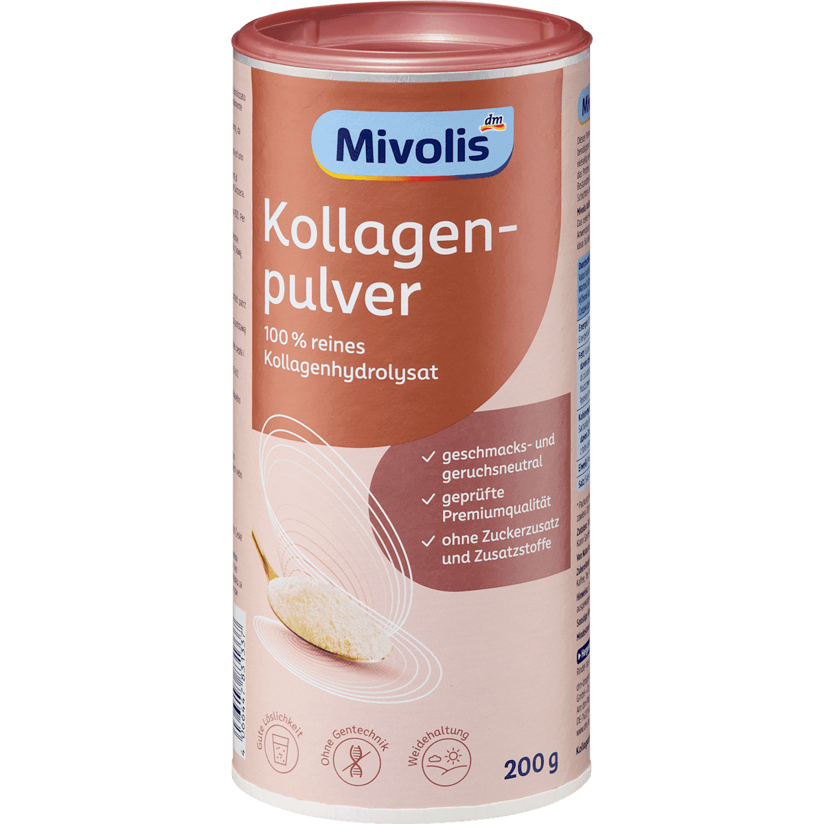 Mivolis Poudre de collagène 200 g — produit allemand authentique au Maroc