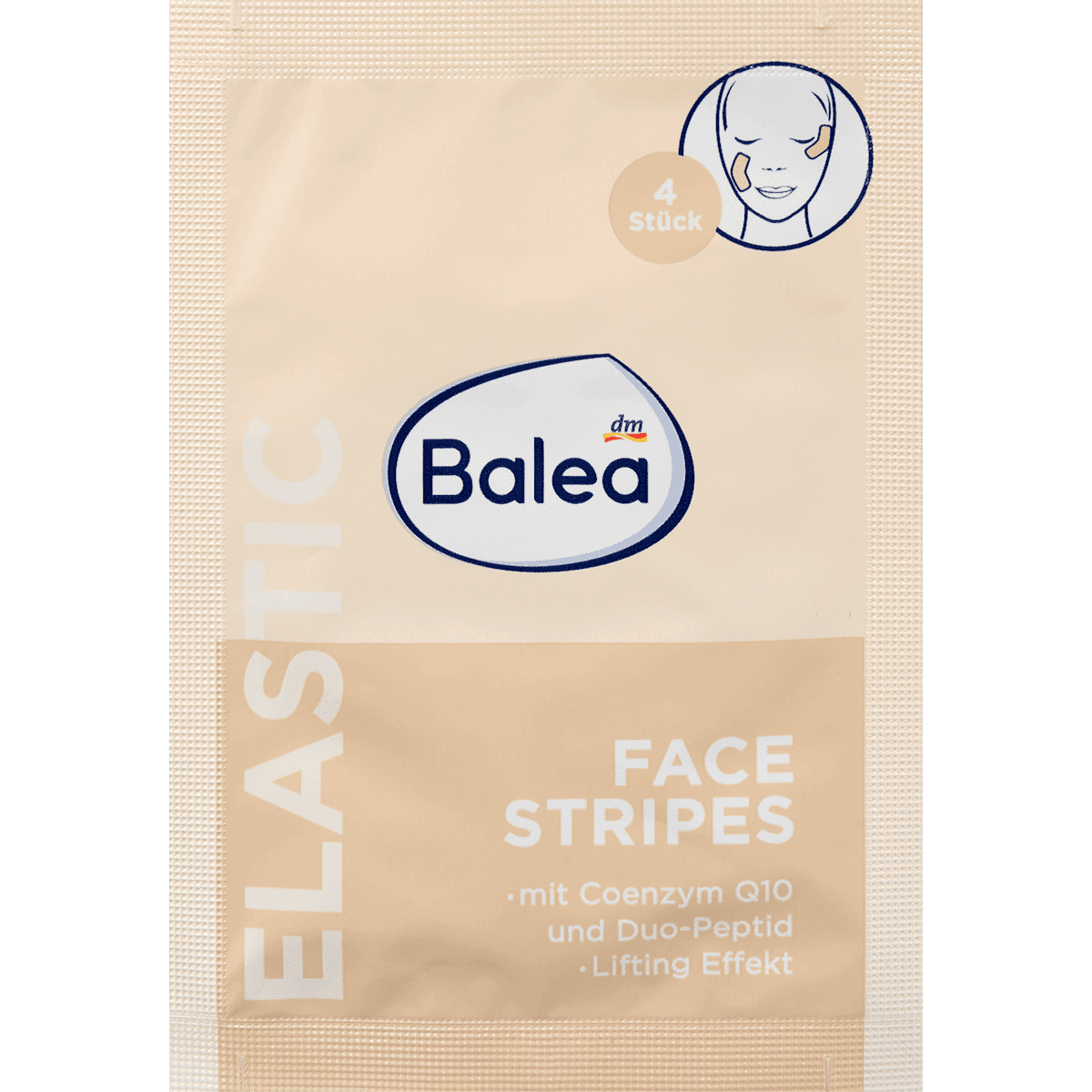Balea Patchs liftant visage Elastic 4 pcs — produit allemand authentique au Maroc