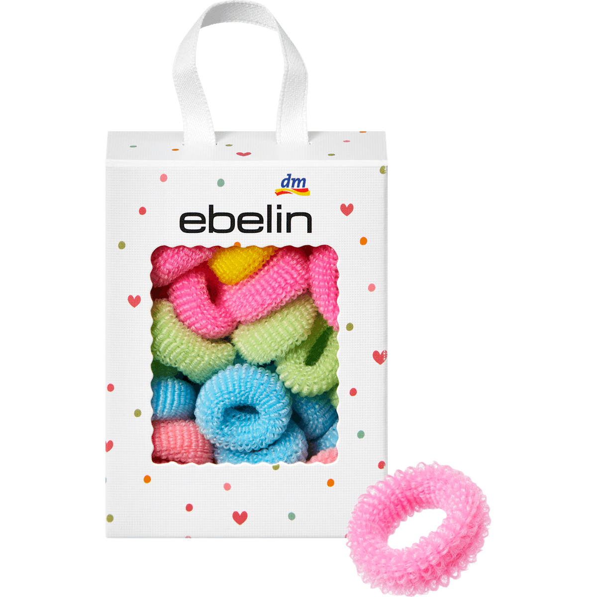 ebelin Hair ties hair in box, multicoloured, 40 pcs — authentic German product in Morocco