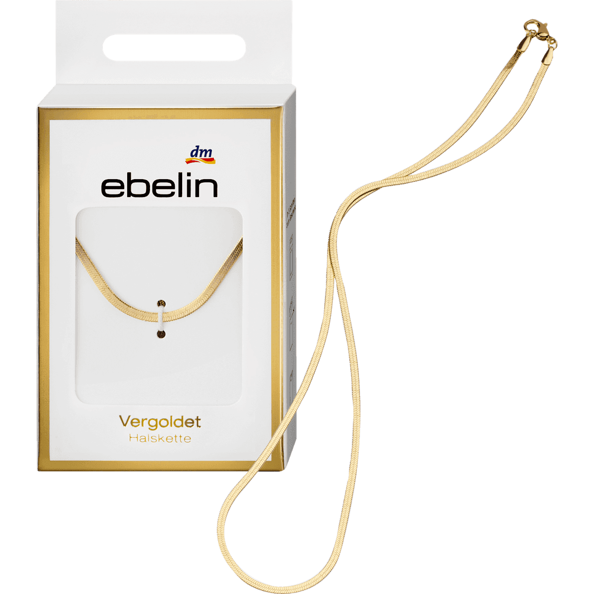 ebelin collier plaqué or plat 1 pièce — produit allemand authentique au Maroc