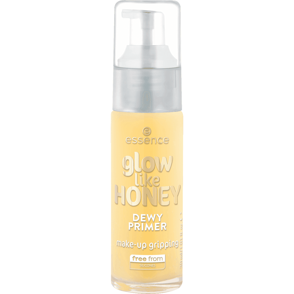 essence Primer Glow Like Honey Dewy, 30 ml — produit allemand authentique au Maroc