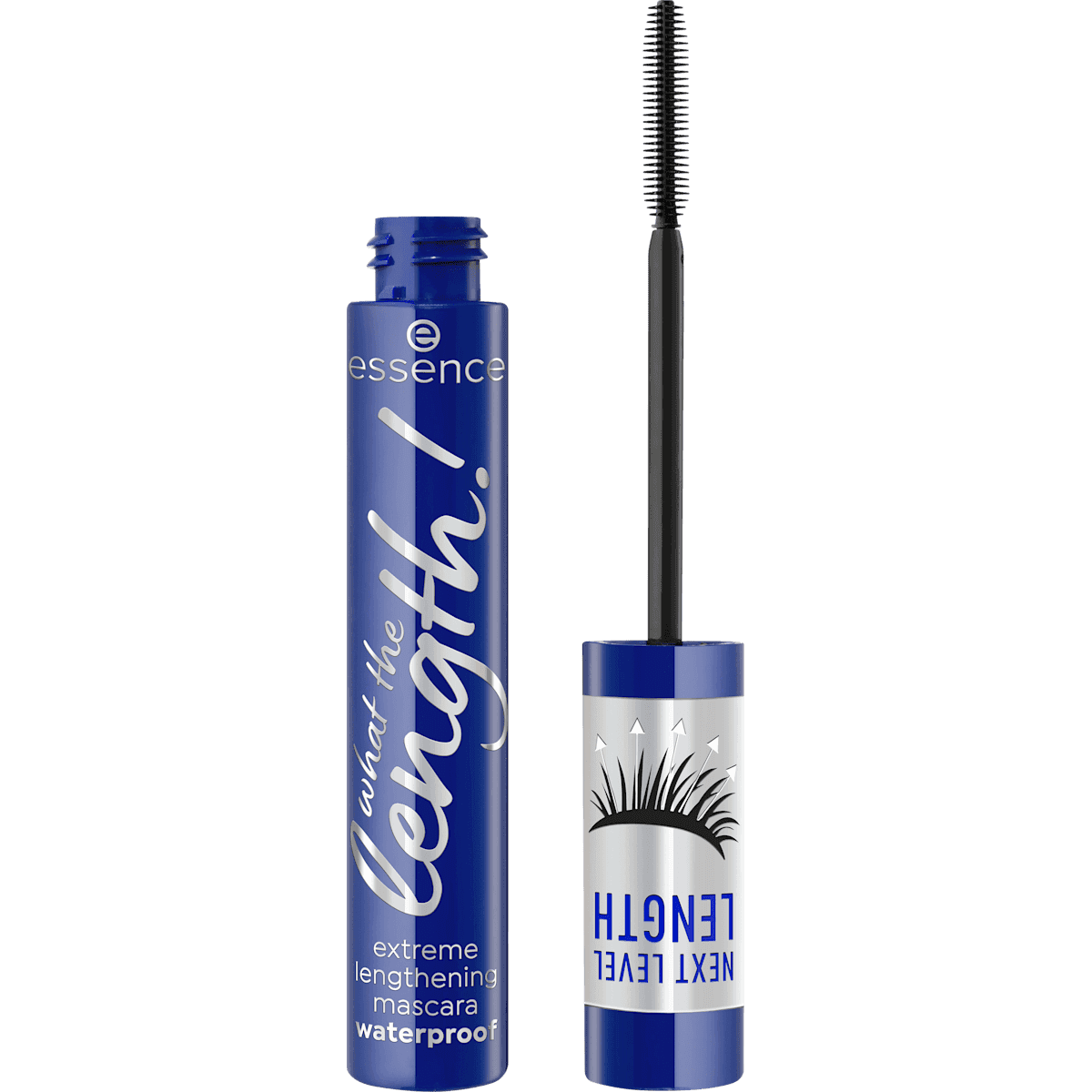 essence Mascara What The Length! Extreme Lengthening Waterproof 02 Black, 10 ml — authentic German product in Morocco