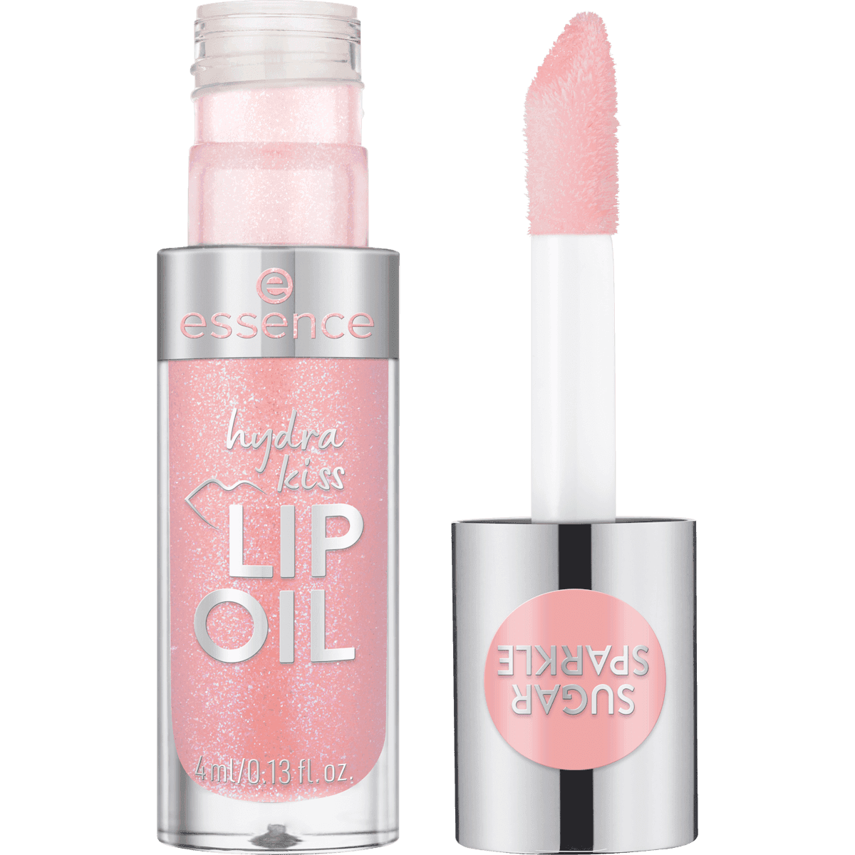 essence Huile à lèvres Hydra Kiss 10 Sugar Sparkle, 4 ml — produit allemand authentique au Maroc