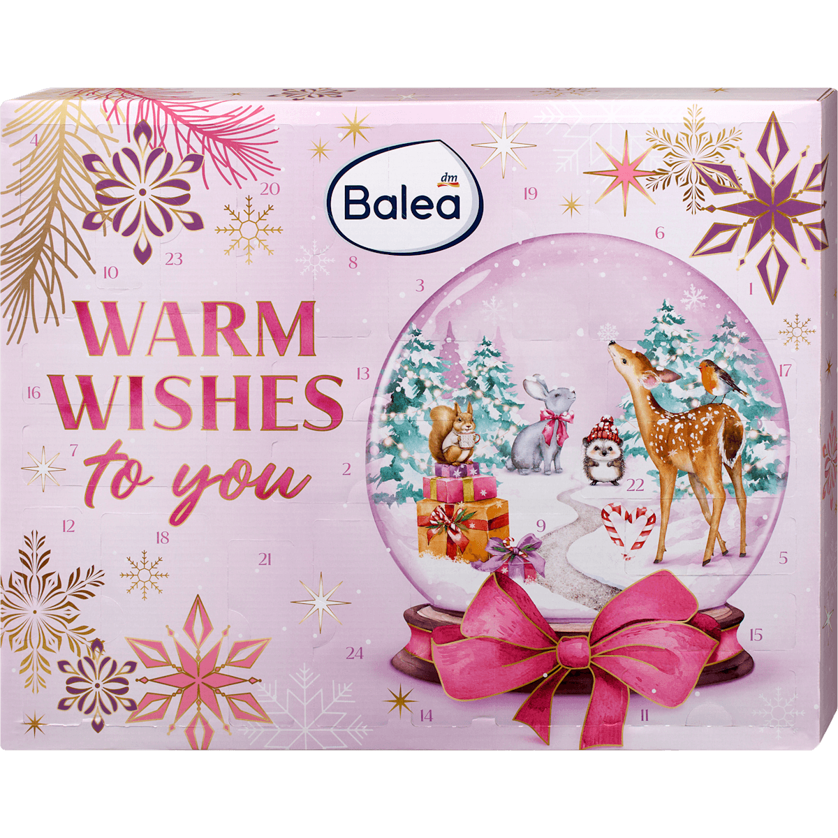 Balea Calendrier de l'avent 2026 Warm Wishes, 1 pièce — produit allemand authentique au Maroc
